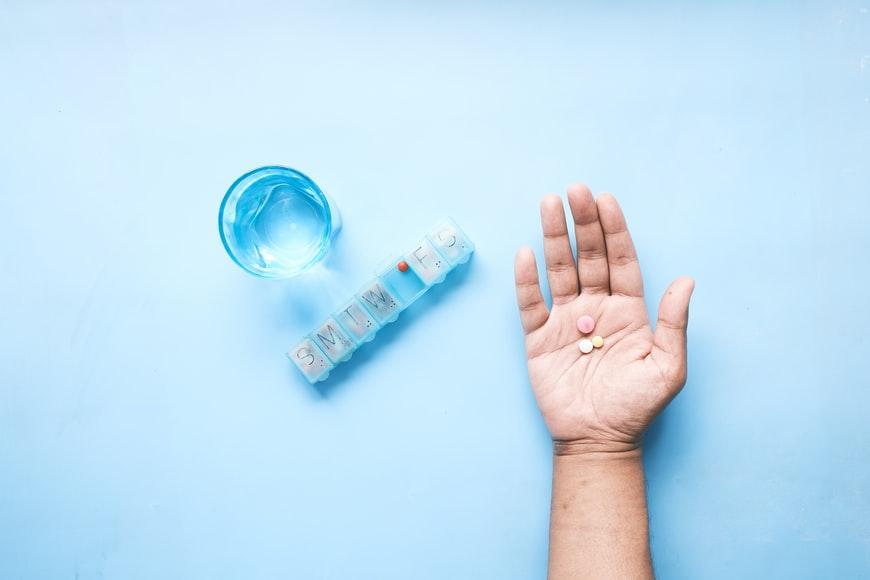 pill box and had holding medication